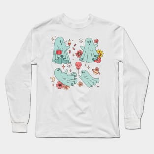 Hippie Ghosts Long Sleeve T-Shirt